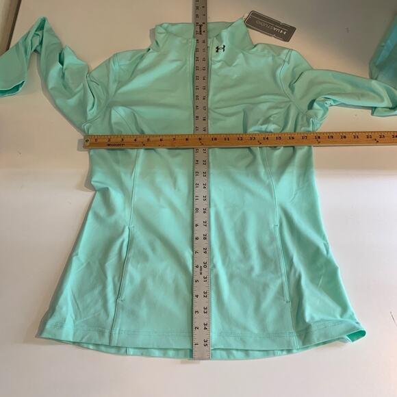 Under Armour Jacket Women L Large Pond Fitted All Season Full Zip Long Sleeve - Picture 6 of 12